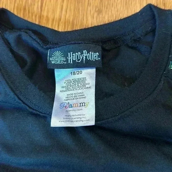 HogWarts Harry Potter P.Jammy Top - Picture 3 of 6